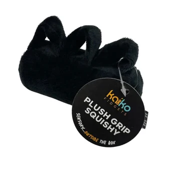 Black foam plushy grip toy